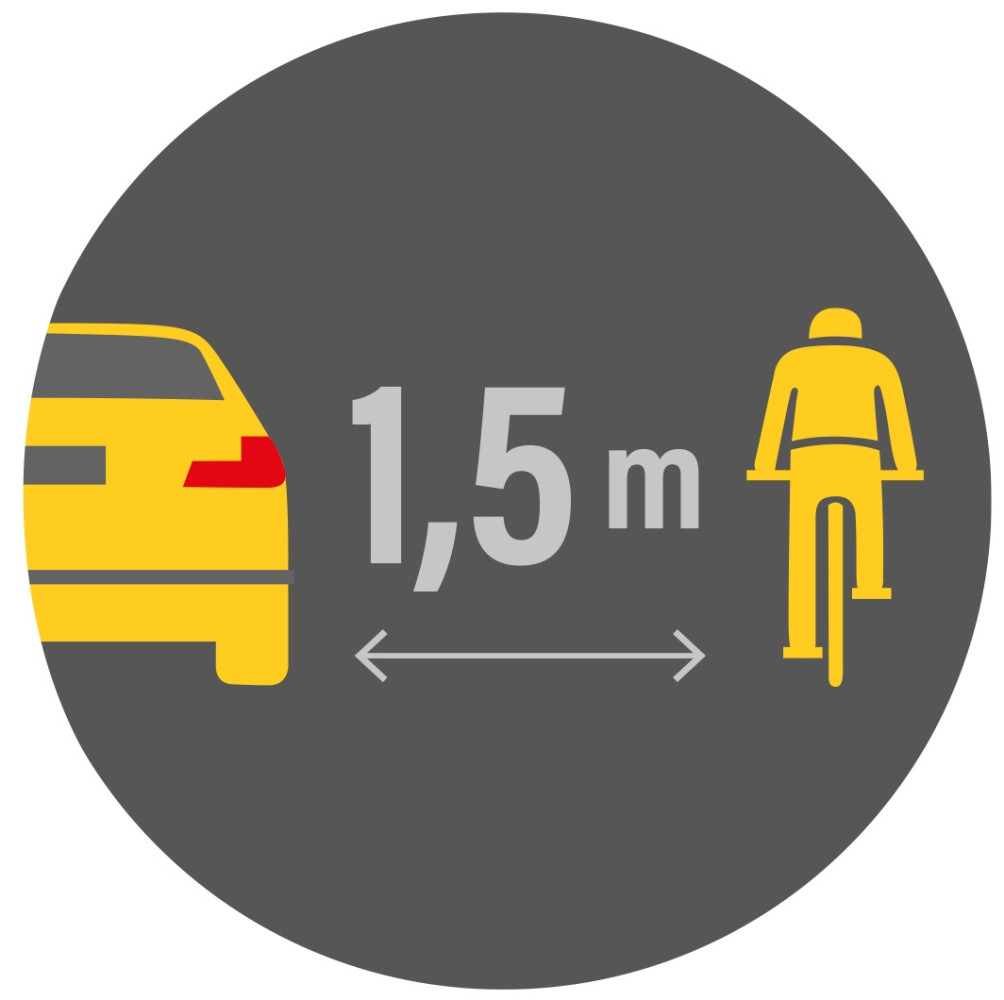 Bezpečný odstup při předjíždění cyklistů prošel Senátem
