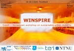 Asociace se zúčastnila mezinárodního projektu WINSPIRE