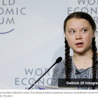 Světové ekonomické fórum v Davosu a aktivistka Greta Thunbergová