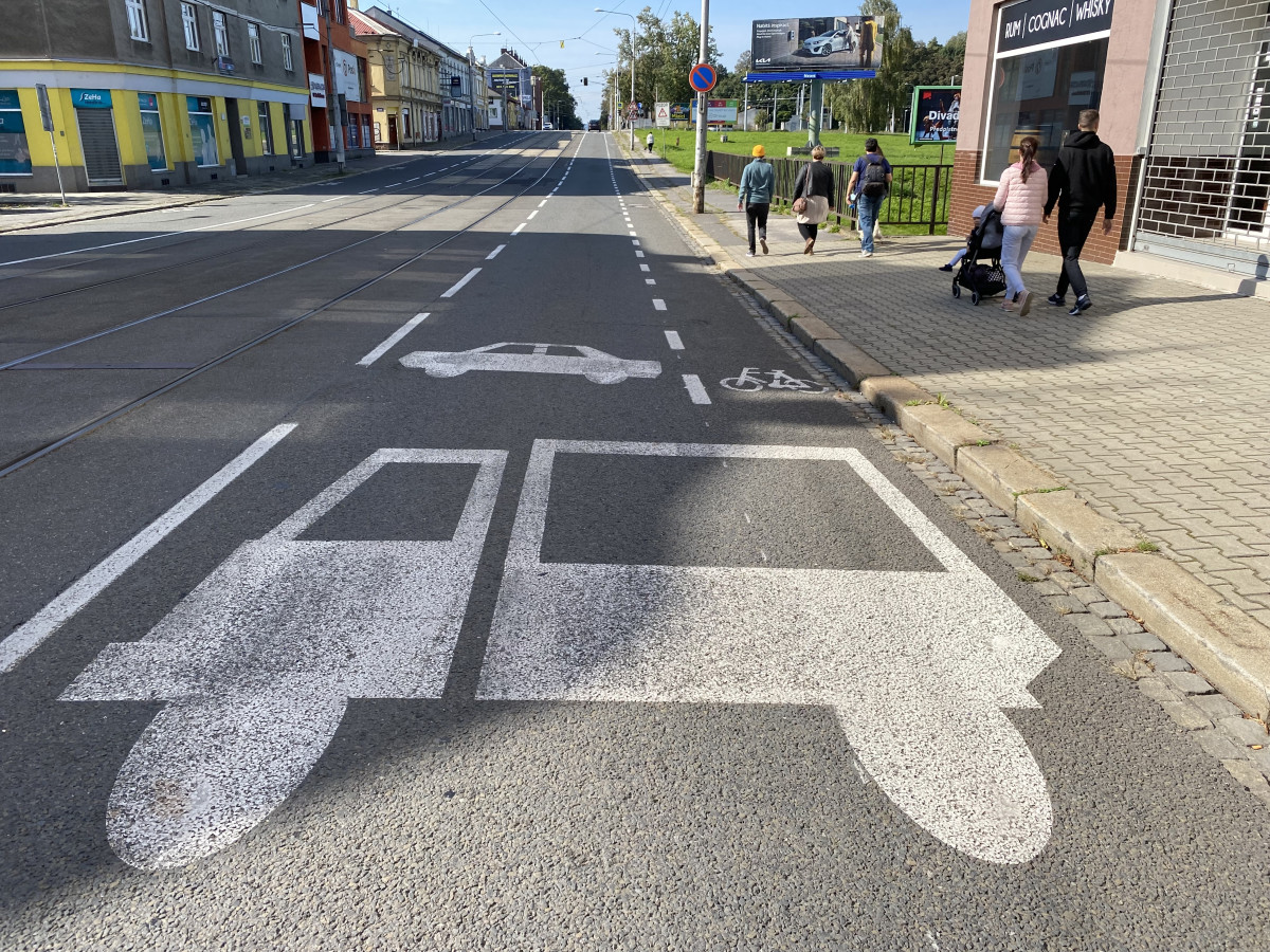 Palec nahoru OSTRAVĚ! Na městskou tepnu zkouší přilákat více cyklistů