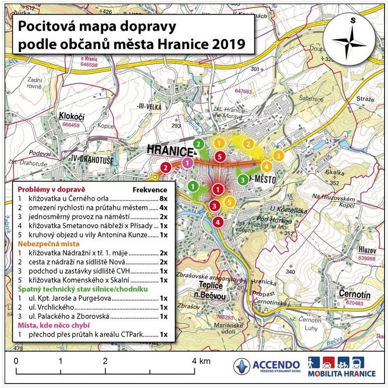 V Hranicích by obyvatelé města investovali zejména do rozvoje cyklistické dopravy