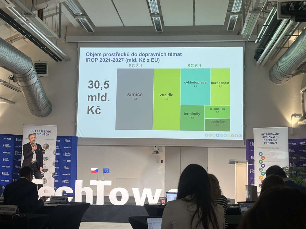 Naše města na Výroční konferenci IROP: inspirace pro moderní a udržitelnou dopravu