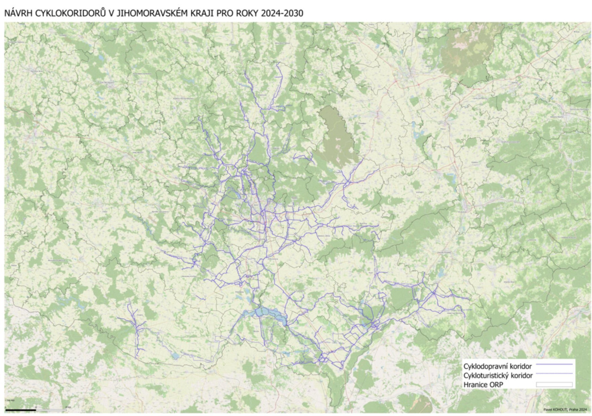 Nová koncepce rozvoje cyklistiky Jihomoravského kraje