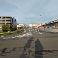 Piktogramový koridor na městské cyklotrase A, foto: Martin Krejčí