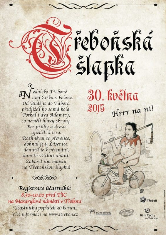 Třeboňská šlapka odstartuje poslední květnový víkend