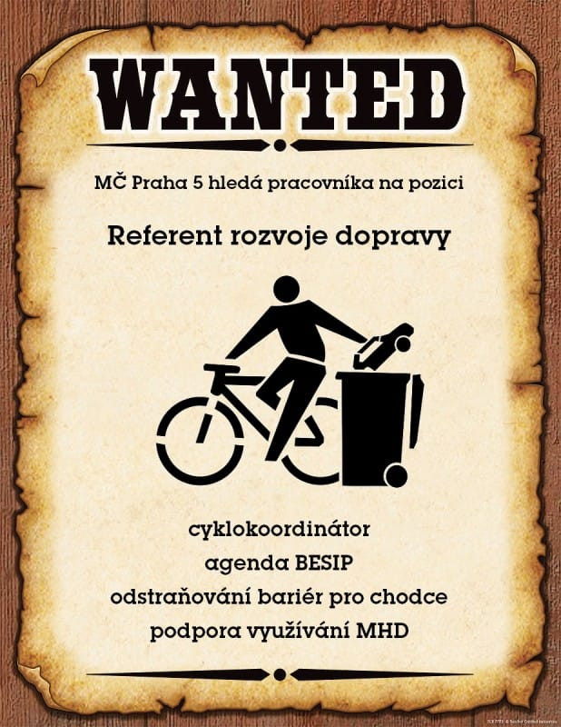 Praha 5 hledá koordinátora rozvoje dopravy