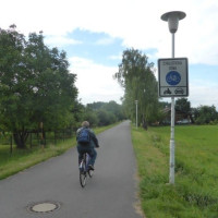 cyklistická zóna v Hrabové. Foto: archiv města Ostrava