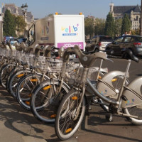 Veřejná půjčovna kol Vélib v Paříži. Foto: Sylva ŠVIHELOVÁ